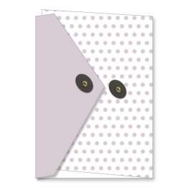 Porta foto sposi in cartoncino Modello letter Pois 2